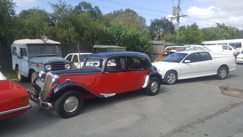 A pre-war Citroen! 7CV I think..?